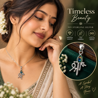 Shree Krishna Mor Pankh Pendant