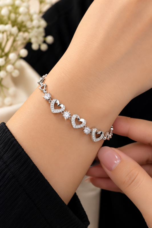 92.5 Ladies Silver Bracelet image 2