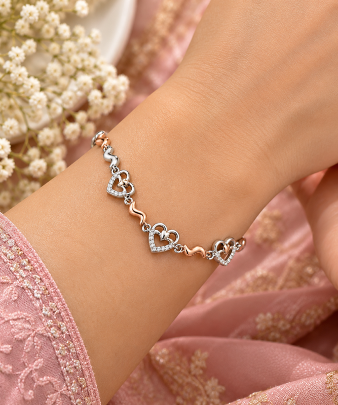 92.5 Ladies Silver Bracelet