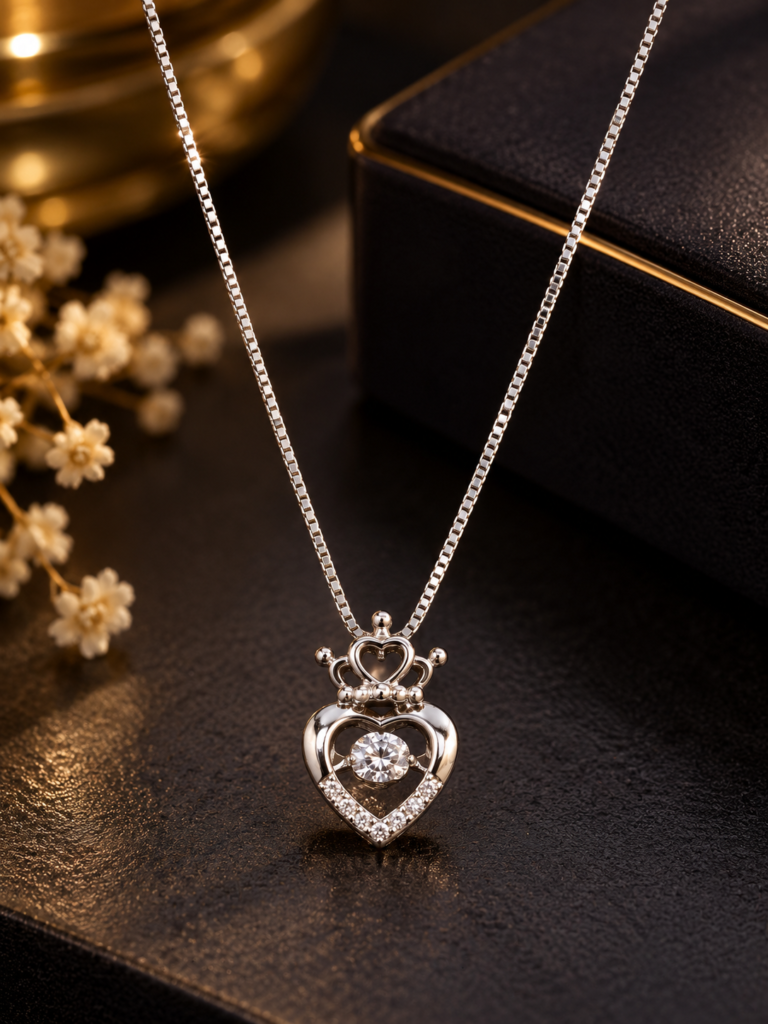 Ladies Silver Chain with Pendant