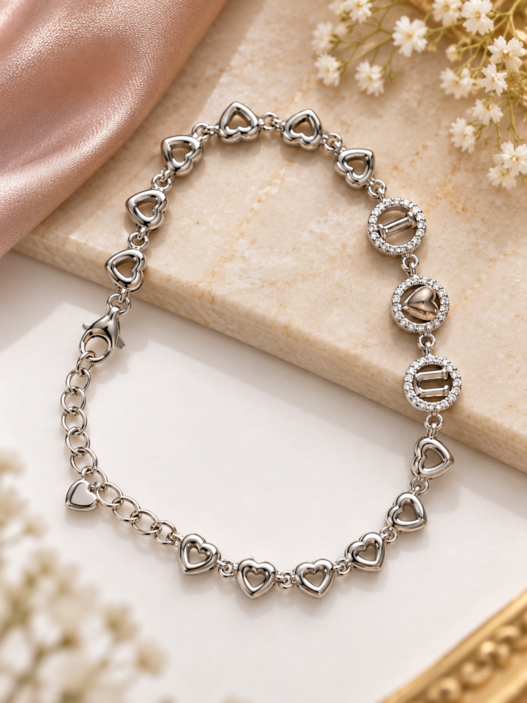 92.5 Ladies Silver Bracelet